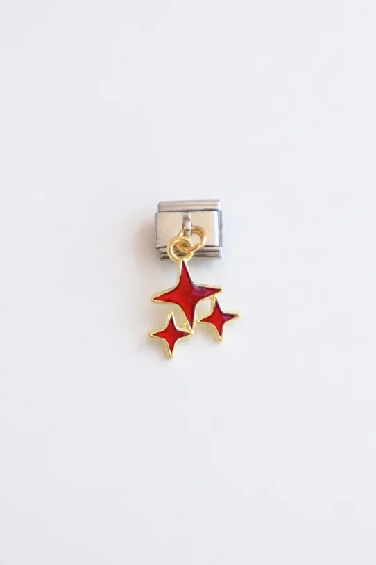 Kırmızı Stars İtalyan Charm