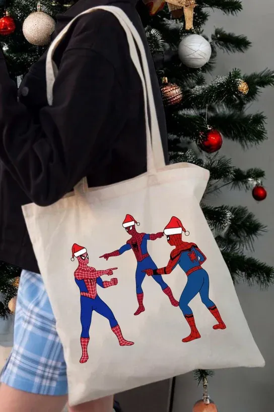 Bez Çanta Çeşitleri - Spiderman Christmas